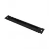 GoodConnections Brush Strip 380 mm x 57 mm, skirta Good Connections 19 inch sieniniam korpusui FLAT-Pack (GC-RFxxxS), giliai juoda (RAL 9005)