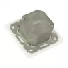 GoodConnections Cat.6 tinklo sieninis lizdas, 2xRJ45, ekranuotas, paviršinis montavimas, perlamutrinė balta RAL1013, GC-N0027