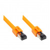 GoodConnections RNS® Cat.8.1 S/FTP Patch Cable, LSZH, 2000MHz, 40Gbit/s, Orange, 1.5m