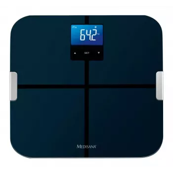 MEDISANA BS 440 Connect svarstyklės – išmanusis kūno sudėties analizatorius su Bluetooth