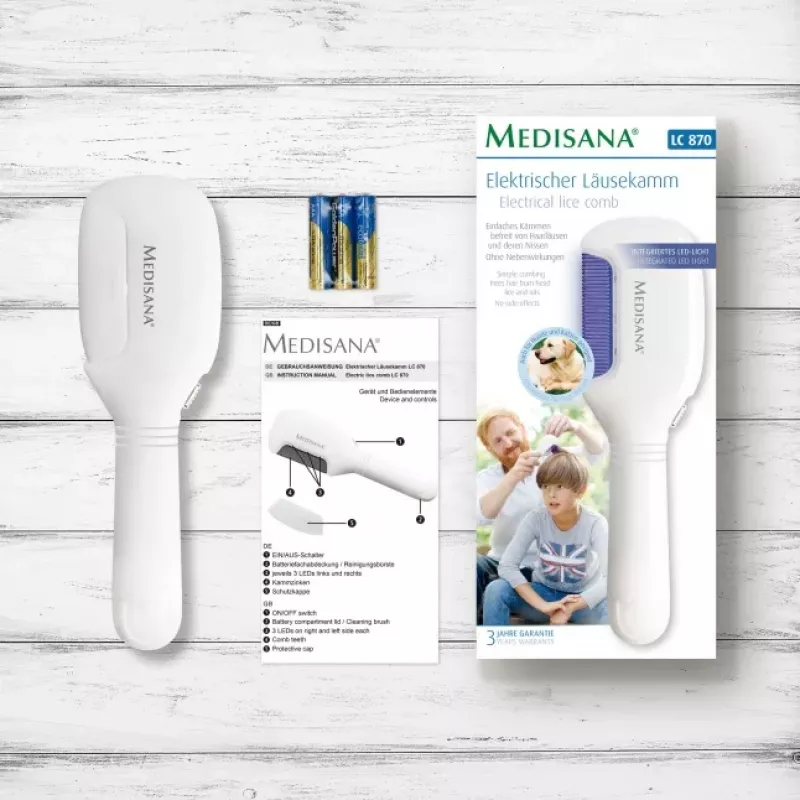 Medisana LC 870 elektrinės utėlių šukos