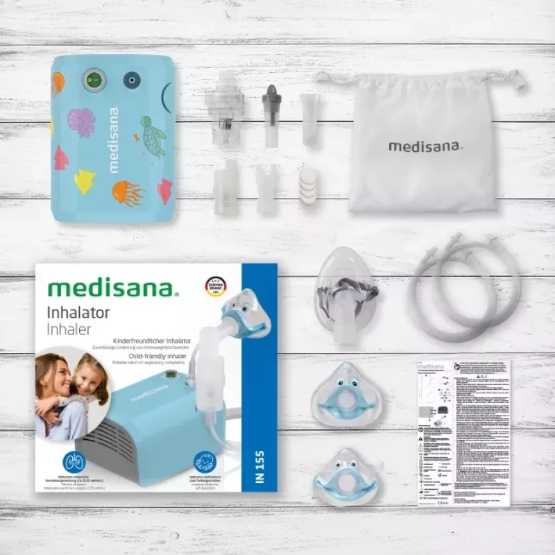 MEDISANA Inhalator IN 155 Compressor Nebulizer White/Blue