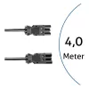 BACHMANN GST18i3 Power Extension Cable 4m Black