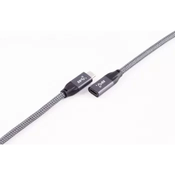 ShiverPeaks BASIC-S USB-C ilginimo laidas, USB 3.2 Gen 2, 2,0 m, juodas