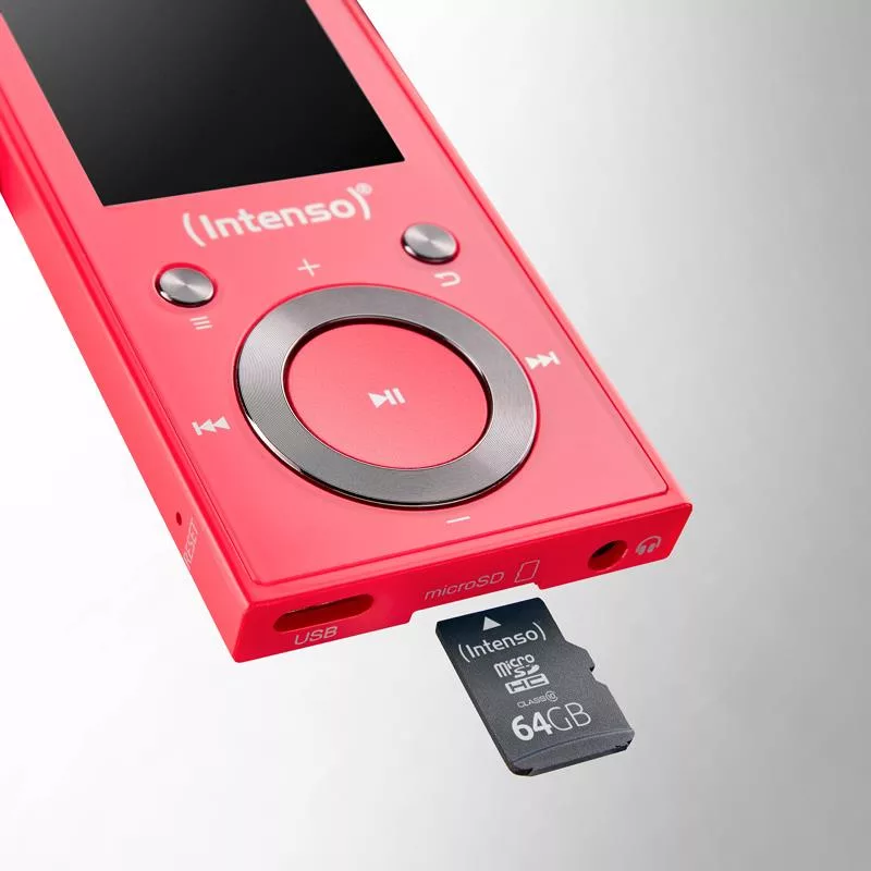 Intenso MP3 grotuvas 64GB Rožinis