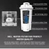 CASO HW 666 Inox Turbo karšto vandens dozatorius 2,7L 2600W nerūdijantis plienas/juoda