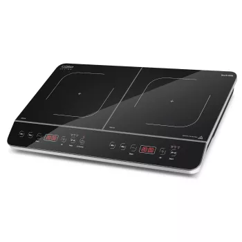 CASO Touch 3500 Indukcinė kaitlentė su 2 kaitvietėmis, juoda