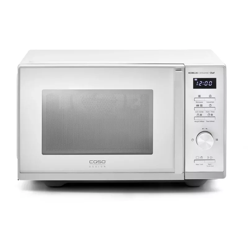 CASO Chef HCMG 25 Mikrobangų krosnelė - 900W, Konvekcija ir Grilis, 25L, Nerūdijantis plienas