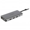PLUSONIC USB-C Docking Adapter 8in1 - Space Gray