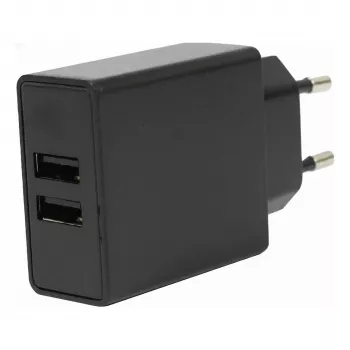 FLEPO NT-USB-103 USB įkroviklis 2 prievadai 100-240V AC į 5V DC 3A 15W Baltas