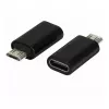 Synergy21 ALLTRAVEL USB-C Kištukas į Micro-USB Lizdą Adapterio Laidas - Juoda
