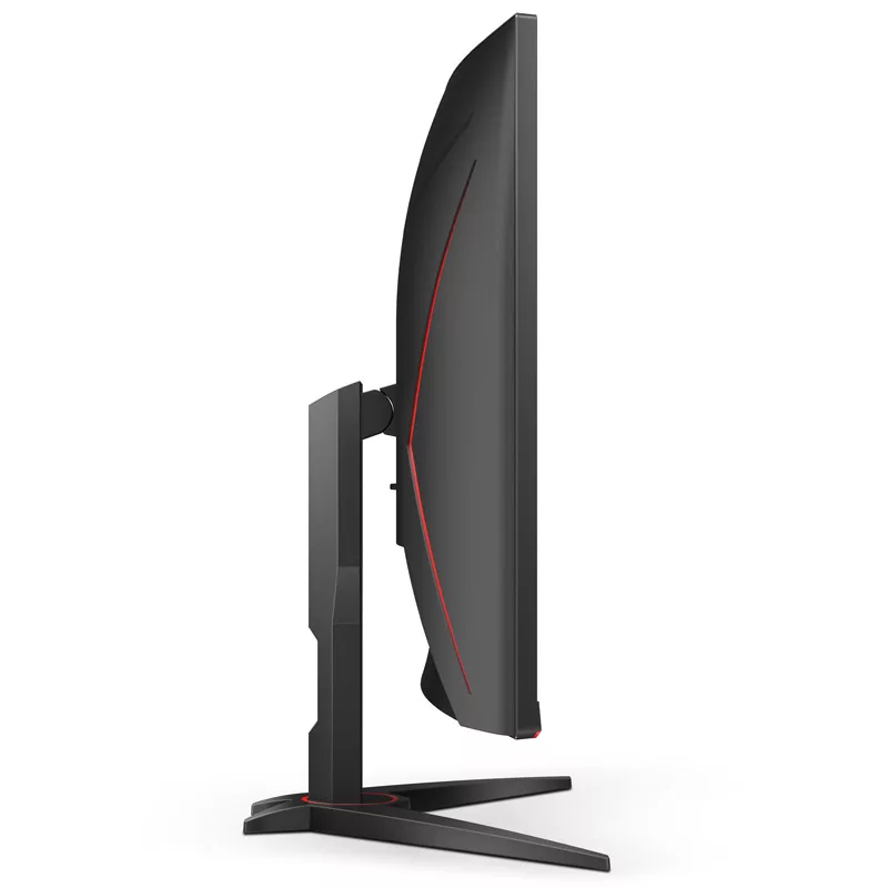 AOC CQ32G2SE 31.5 inch lenktas QHD žaidimų monitorius, 165Hz, FreeSync Premium, VA, 1ms MPRT, DP/HDMI
