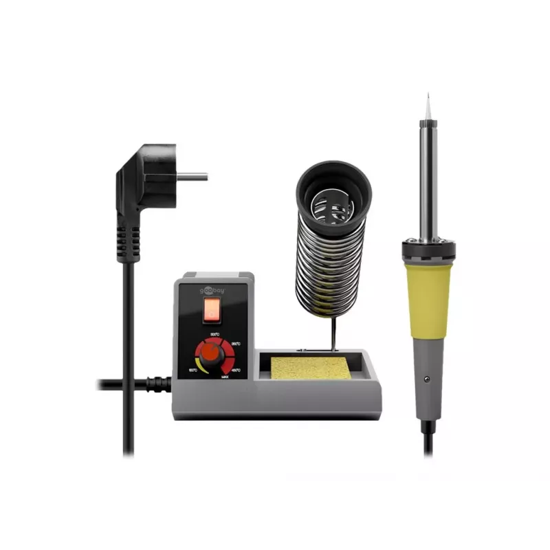 Goobay Analogue Soldering Station AP2, 48W, Grey