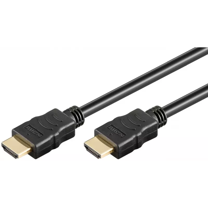 Goobay 80103 Soft HDMI High-Speed Cable with Ethernet 2 m Black