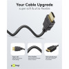 Goobay 80104 Soft HDMI High-Speed Cable with Ethernet, 3 m, Black