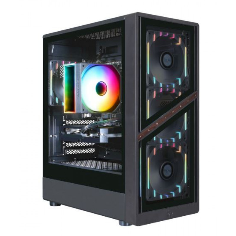 HYRICAN AERIS 8123 Žaidimų kompiuteris AMD Ryzen 7 5700X, 16GB RAM, 1TB M.2 SSD, AMD Radeon RX 9070 (16GB GDDR6), Windows 11 Home