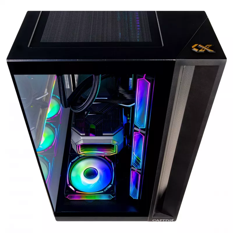 CAPTIVA R89-083 Aukščiausios klasės žaidimų kompiuteris Ryzen 7 9800X3D 32GB DDR5 2TB NVMe SSD RTX 5080 Windows 11