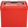 FISCHER L-BOXX FLB 374 Tuščia įrankių dėžė, raudona/juoda
