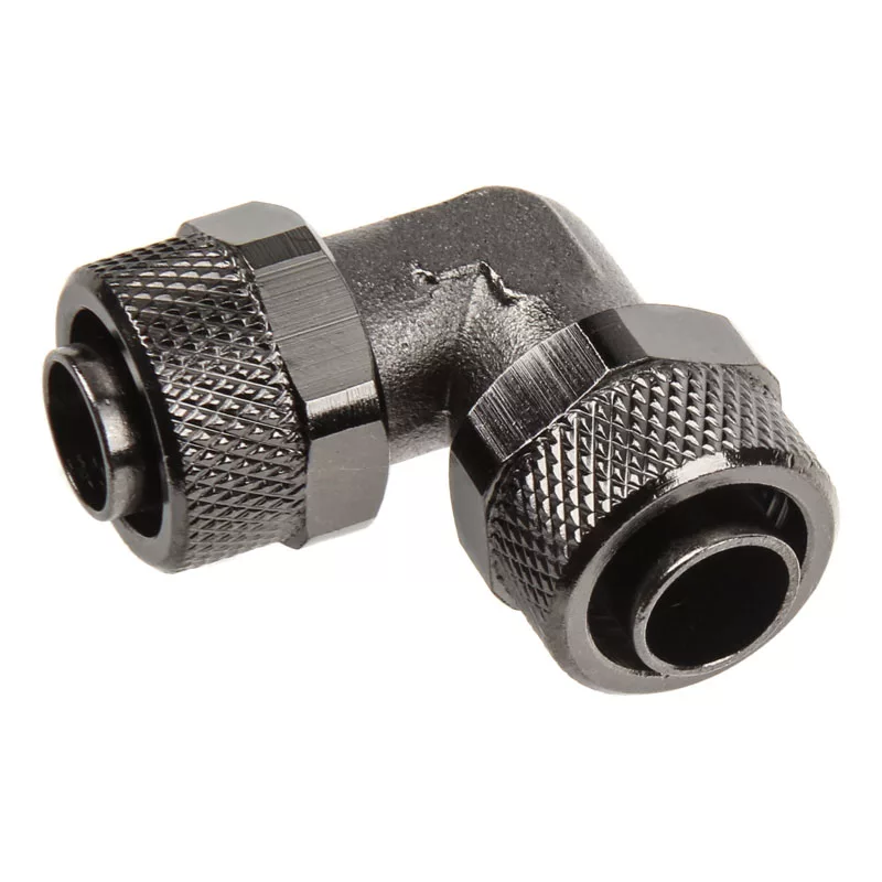 Adapter 90 laipsnių 13/10mm į 13/10mm - nikelio juodas