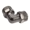 Adapter 90 laipsnių 13/10mm į 13/10mm - nikelio juodas