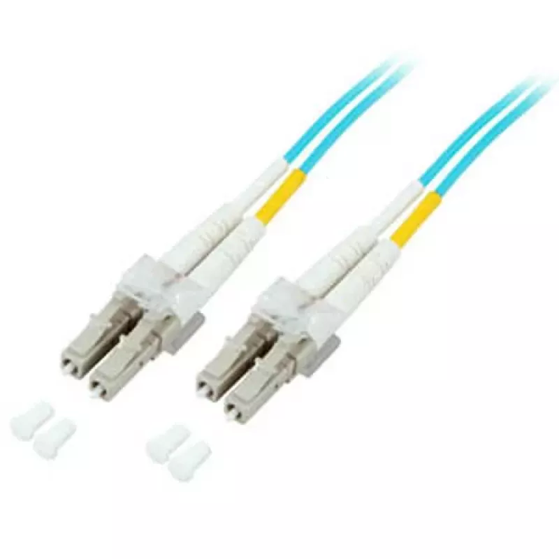 EFB-Elektronik ECOFIBER Duplex Jumper LC-LC 50/125µm OM3 LSZH Aqua 2.0mm 2m