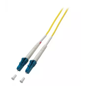 EFB-Elektronik ECOFIBER Simplex LC-LC Single-Mode Fiber Optic Patch Cable, G.657.A2, 0.5m, 2.0mm, Geltona, 9/125µm