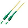 EFB Elektronik tinklo kabelis SC/APC vienmodis (M) 2m dvipusis OS2 LSZH geltonas