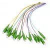 EFB Elektronik Fiber Pigtail LC-APC 9/125 µm OS2, 12 spalvų rinkinys, 2 m
