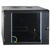 EFB 19 inch Wall Mount Enclosure 9U, Fixed, Single Section, RAL 9005, Depth 600 mm