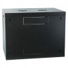 EFB 19 inch Wall Mount Enclosure 9U, Fixed, Single Section, RAL 9005, Depth 600 mm