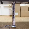 LogiLink KAB0064 vertikali ergonominė pelė, laidinė, USB, optinė, 800/1200/1600 DPI, 6 mygtukai, sidabrinė