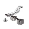 LogiLink KAB0064 vertikali ergonominė pelė, laidinė, USB, optinė, 800/1200/1600 DPI, 6 mygtukai, sidabrinė
