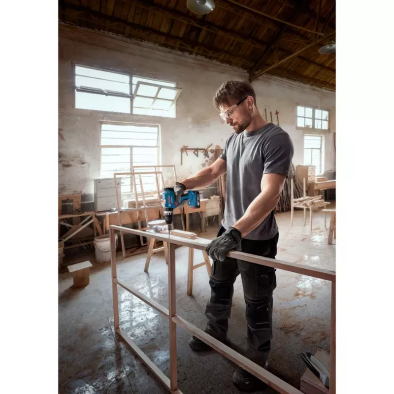 Bosch GSB 18V-25 Professional belaidis smūginis gręžtuvas/suktuvas, vienetinis paketas, 18 V, mėlyna/juoda, be akumuliatoriaus