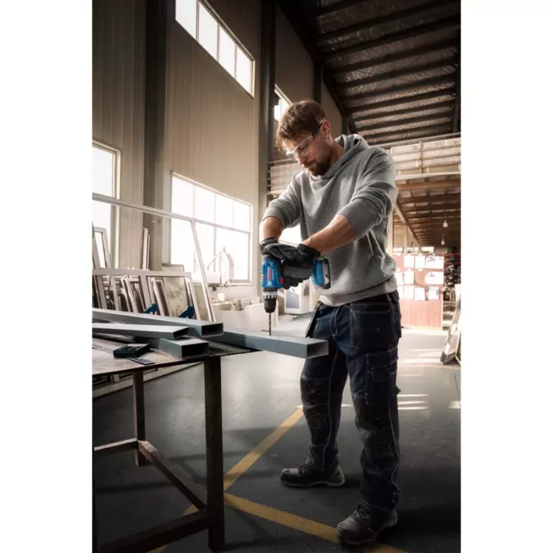 Bosch GSB 18V-25 Professional belaidis smūginis gręžtuvas/suktuvas, vienetinis paketas, 18 V, mėlyna/juoda, be akumuliatoriaus