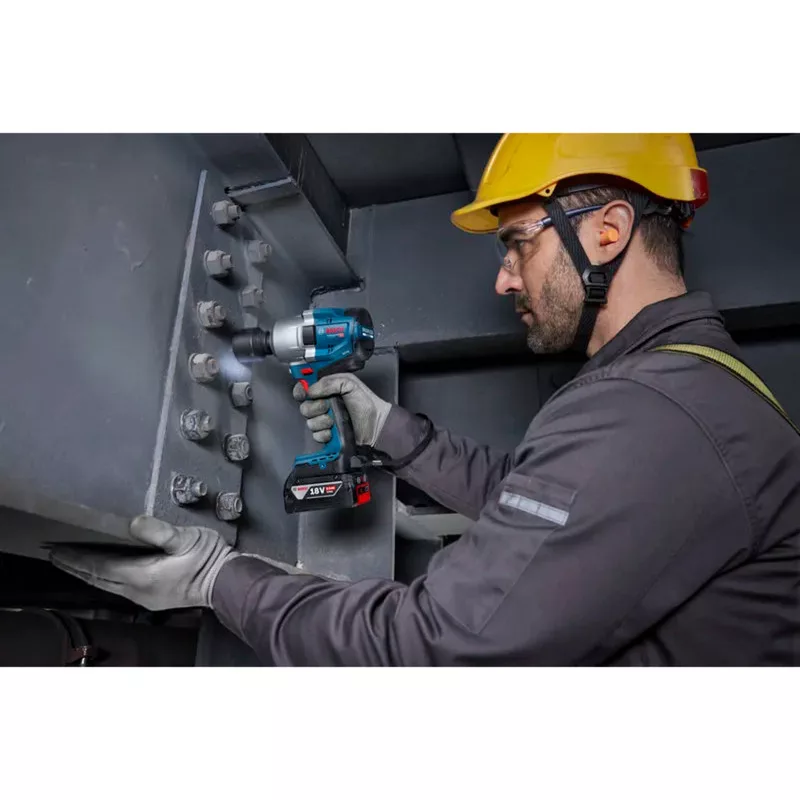 Bosch GDS 18V-780 Professional belaidis smūginis suktuvas, mėlynas, įrankis be akumuliatoriaus (06019P4003)