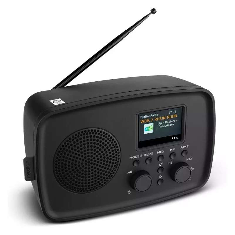 MEDION LIFE DAB+ Radijas DRE-1 Juodas