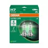 Osram H7 Ultra Life 2 vnt. komplektas halogeniniai priekinių žibintų žibintai 12V 55W