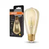 OSRAM LED lempa 6.5W 725lm 2400K E27 reguliuojamo ryškumo kaitinamoji gija auksinė