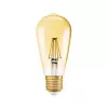 OSRAM LED lempa 6.5W 725lm 2400K E27 reguliuojamo ryškumo kaitinamoji gija auksinė