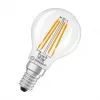 OSRAM CLP40 DIM 3.4W 827 FIL CL E14 P LED reguliuojama lašo formos lempa permatoma 2700K
