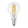 OSRAM CLP40 DIM 3.4W 827 FIL CL E14 P LED reguliuojama lašo formos lempa permatoma 2700K