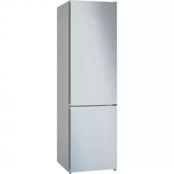 SIEMENS KG39N2LCF iQ300 Šaldytuvo-šaldiklio kombinacija, Nerūdijančio plieno, 363 L bendras naudingas tūris, NoFrost, VitaFresh, LED apšvietimas, energijos klasė C