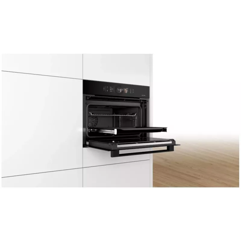 Bosch CSG856RC7 įmontuojama kompaktiška orkaitė su garų funkcija, 47 l, jutiklinis valdymas, Home Connect