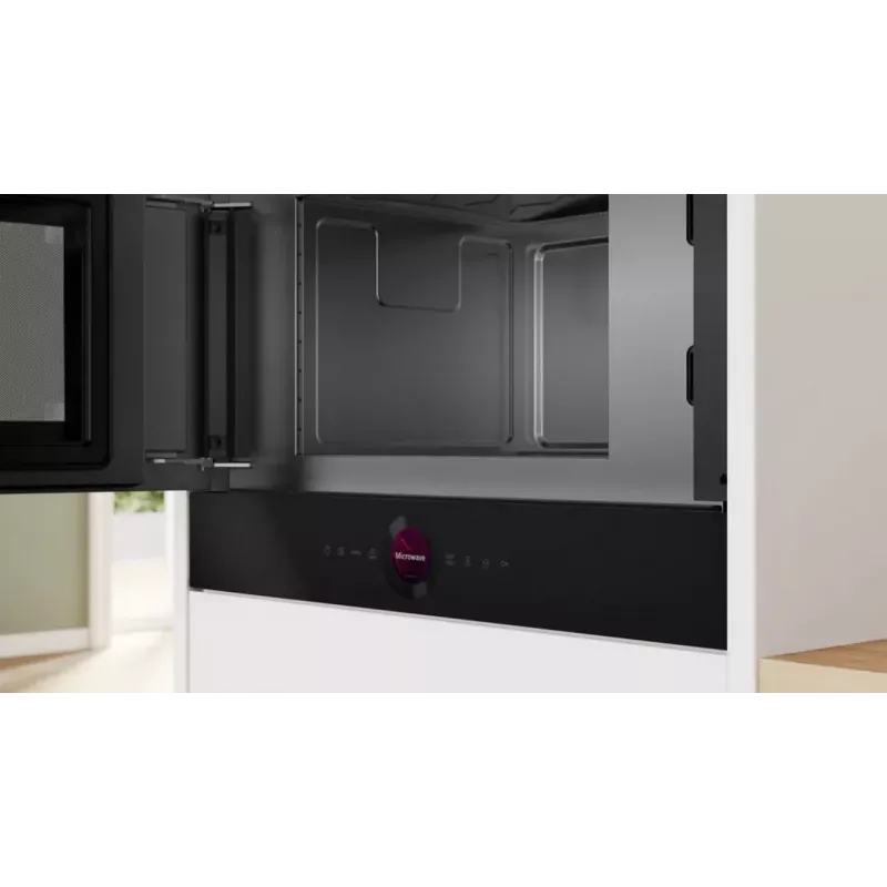 Bosch BFL9221B1 įmontuojama mikrobangų krosnelė 20L 800W juoda