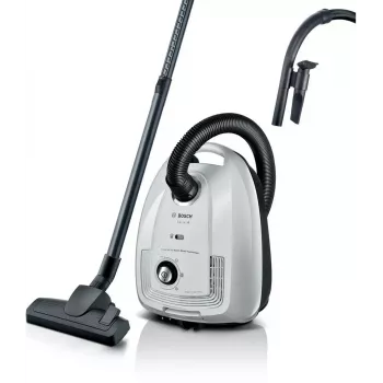 Bosch BGL38WH2 Cilindrinis dulkių siurblys su maišeliu, 600 W, baltas/antracitas