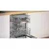 BOSCH SMI6ECS12E Serie 6 Pusiau integruota indaplovė (Šlifuotas nerūdijantis plienas, 60 cm, Home Connect)