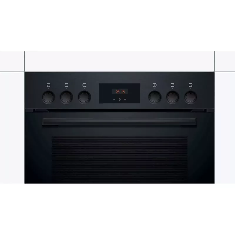 Bosch HND211LB2 Juodas įmontuojamas orkaitės ir indukcinės kaitlentės rinkinys (HEF113BB0 + NKN645GA2E)