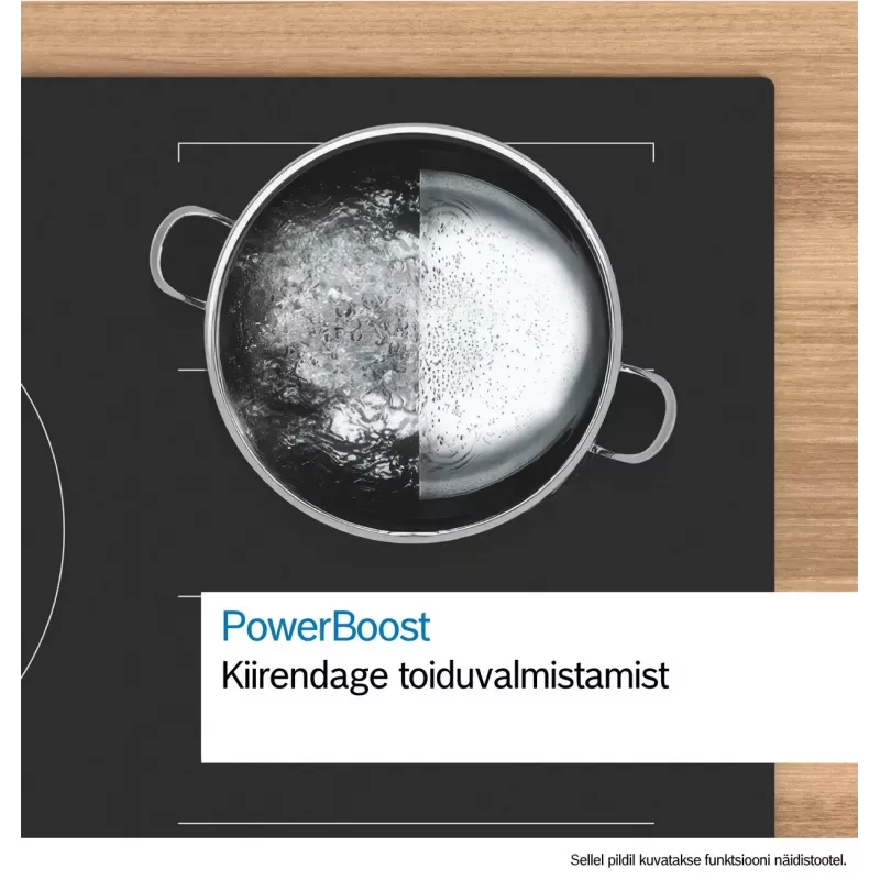 Bosch PIE61ABB5E Induction Hob 4 Zones TouchSelect Black