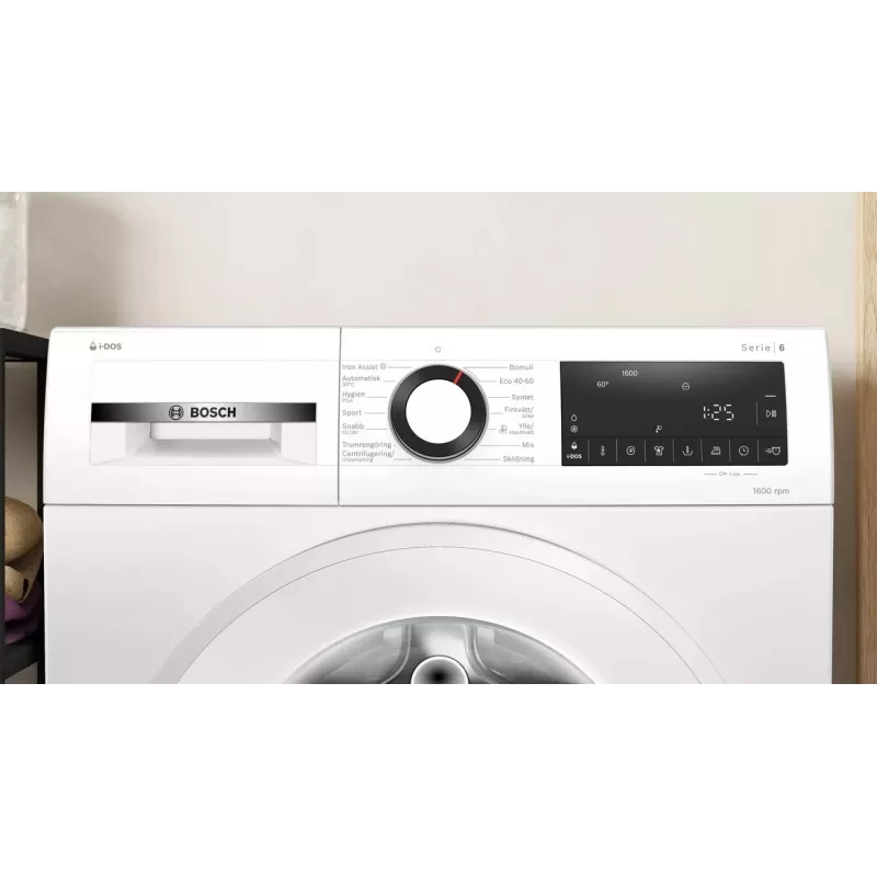 Bosch WGG256FLSN Laisvai pastatoma priekinio pakrovimo skalbimo mašina, 10 kg, 1600 aps./min., A energijos klasė, balta