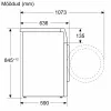 Bosch WGG256FLSN Laisvai pastatoma priekinio pakrovimo skalbimo mašina, 10 kg, 1600 aps./min., A energijos klasė, balta